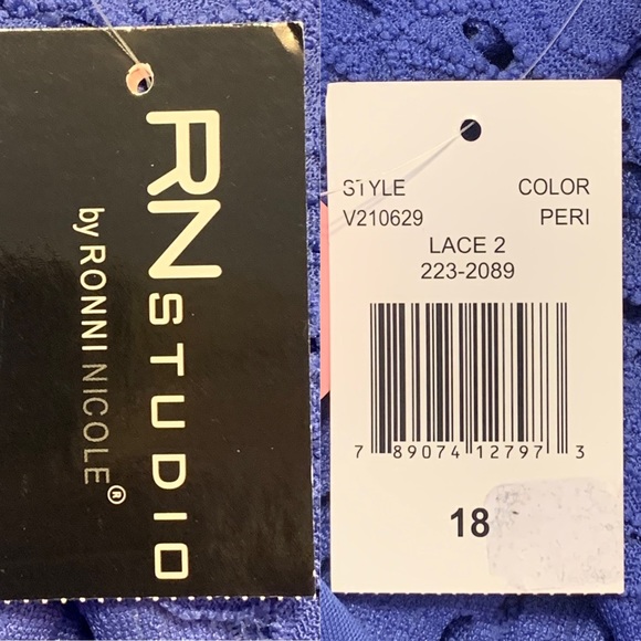 🆕 RONNI NICOLE ⭐️ Feminine Lace Spring Dress - Picture 10 of 10